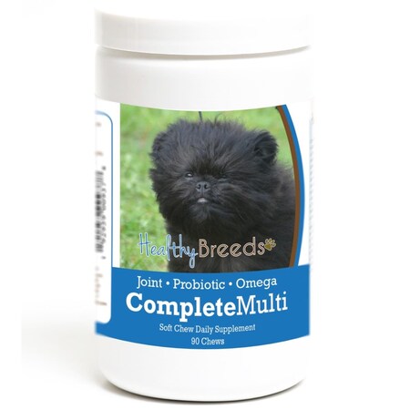 Healthy Breeds Affenpinscher all in one Multivitamin Soft Chew, 90PK 192959009378